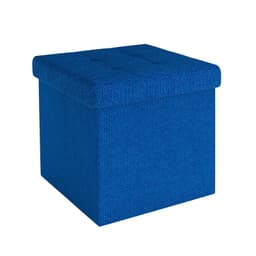 Taitettava Jakkara 30x30x30 cm Jalkatuki (sininen)