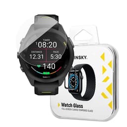 [2-Pack] Wozinsky Garmin Forerunner 265S 46mm Härdat glas Skärmskydd - Svart
