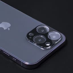 Wozinsky iPhone 15 Pro Kameralinsskydd i Härdat Glas 9H - Svart
