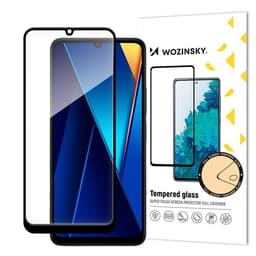 Wozinsky Xiaomi Poco C65/Redmi 13C Härdat Glas Skärmskydd - Svart