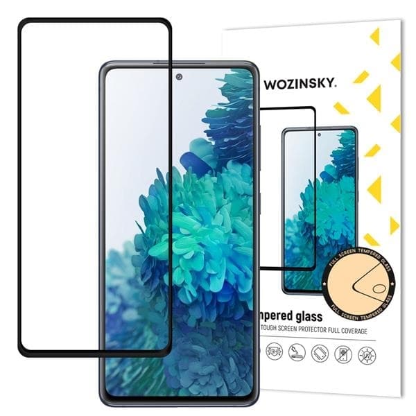 Wozinsky Full Glue Härdat Glas Skärmskydd Galaxy A52s 5G, A52 5G/4G, Svart