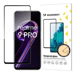 Wozinsky Realme 9 Pro Härdat glas Full Glue Super Tough - Svart