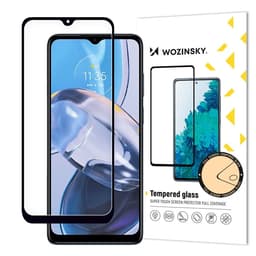 Wozinsky Motorola Moto E22/E22i Härdat Glas Skärmskydd Full Glue - Svart