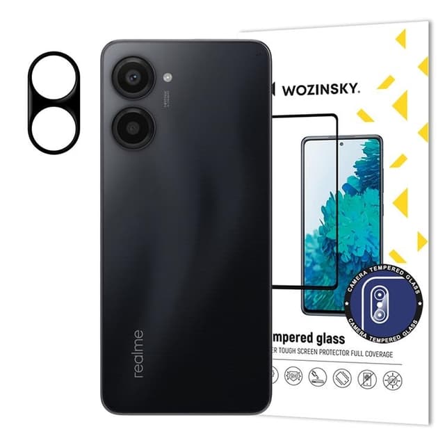 Wozinsky Realme 10 Pro Kameralinsskydd i Härdat Glas Full Glue