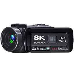 8K kädessä pidettävä digitaalinen videokamera: 64MP, elektroninen kuvanvakain, 18x zoom
