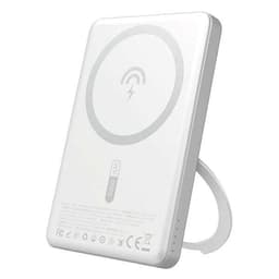 Powerbank 5000 mAh med MagSafe og 20W hurtiglading – Dudao K28S, sølv