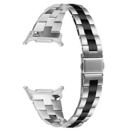 Samsung Galaxy Watch8 Rustfrit Stål Rem Med Tre-Led Design Tilbehør I Flere Farver Black