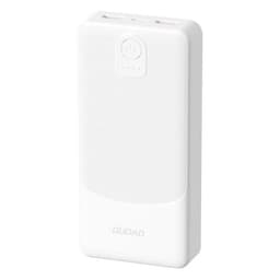 Dudao Tehopankki 20000 mAh 2.4A 2 × USB:llä - Valkoinen