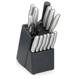 Knivsett med knivblokk, 15 deler