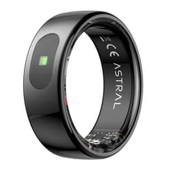 Forever Astral SR-100 Smartring – Helseovervåking og Bevegelseskontroll i Svart, Størrelse 7