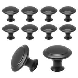 Knoppar till luckor och lådor - 27mm 10-pack Svart