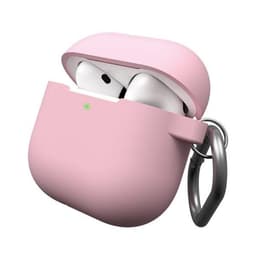 KeyBudz Elevate Series Skydd med nyckelring till Airpods 4th Gen - Rosa