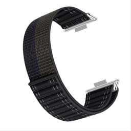 Stilig bølgemønster nylonrem til Huawei Watch Fit 4 Pro Sort