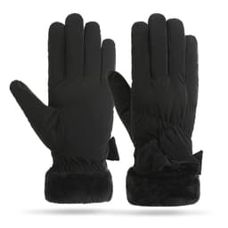 Varme vinterhansker for kvinner Sort