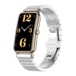 Rose gull klokkerem i rustfritt stål for Huawei Watch Fit Mini Sølv