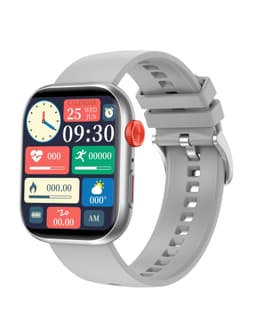 Älykello, jossa on useita urheilutiloja ja terveyden hallinta Hopea