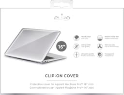 MacBook Pro 16"" 2020, CLIP ON Ridget Case, Transparent