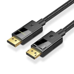 8K DP-kabel - Svart DisplayPort 1.4-kabel for høy oppløsning og oppdateringsfrekvens 1,5 M