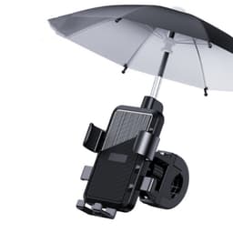 Motorcykel- och elcykeltelefonfäste med solskydd