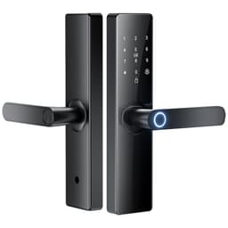 Tuya Smart Elektronisk Dørlås Lås Fingeravtrykk Passord - 17 cm Låsehus
