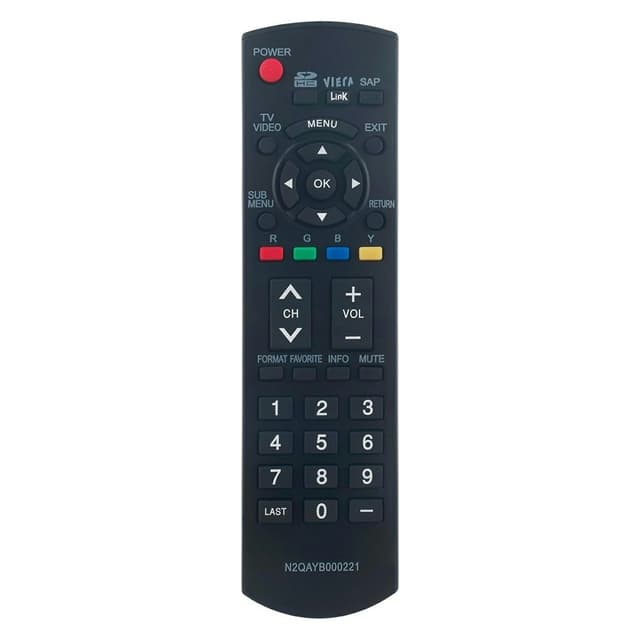 Fjärrkontroll Ersättning för N2QAYB000221 För Panasonic TV