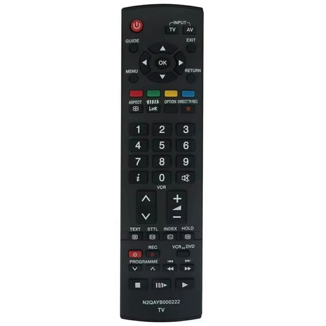 Fjärrkontroll Ersättning för N2QAYB000222 För Panasonic TV