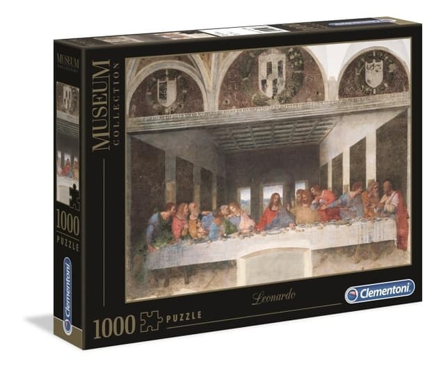 ""Clementoni 1000 bitar Museum Collection Leonardo """"""""Den sista måltiden""""""""""