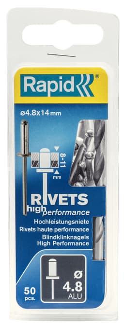 Rapid blindnitte Ø4,8 x 14 mm 50 stk