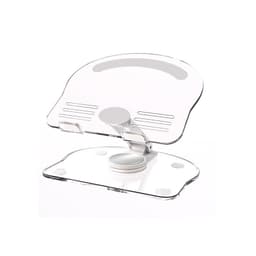 Kirkas tablettijalusta - 360° kierto Valkoinen