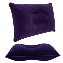 Kudde för nacken ergonomisk uppblåsbar Pillow (lila)