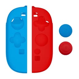 1 Par Kompatibel m Nintendo Switch 2 Kontroller Fodral Skal Skydd 2 lock Röd/Blå