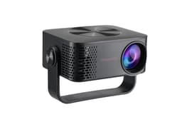 Bærbar hjemme 1080P HD-projektor: Kompakt, klar og allsidig visning Hvit+rød