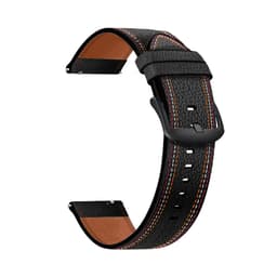 Lærreim for HUAWEI GT3 Sort 22 mm