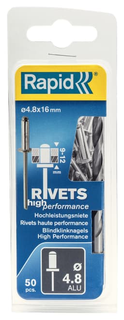 Rapid blindnitte Ø4,8 x 16 mm 50 stk