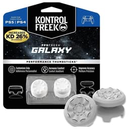 2st Tumgrepp Fingergrepp för Sony PlayStation 5 / 4 thumbstick extender - Vit