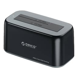Orico-telakointiasema 2,5 / 3,5"" HDD:lle / SSD:lle, 5 Gbps, USB-C - USB-C/A (musta)