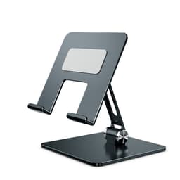 Foldbart tabletstativ i kulstofstål Grå