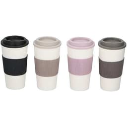 Termosmugg 450ml / resemugg / kaffemugg / mugg med lock för kaffe och te på språng