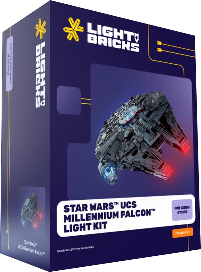 Light My Bricks Star Wars UCS Millennium Falcon lyssæt 75192