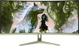Arozzi Nova UWQHD | VA | 165 Hz | 34" gamingskärm (skogsgrön)