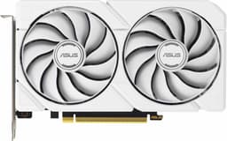 ASUS Dual Radeon RX9060 grafikkort (16GB GDDR6, hvit)
