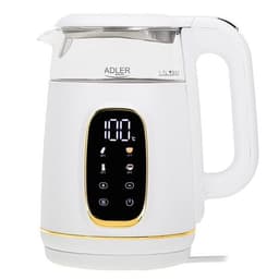 LED-kjele med temperaturkontroll 1,7L - Hvit