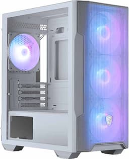 MSI MAG FORGE M100R PC kabinett (hvit)