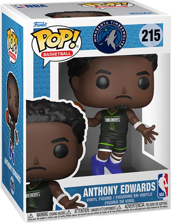 Funko POP Minnesota Timberwolves actionfigur (Anthony Edwards)