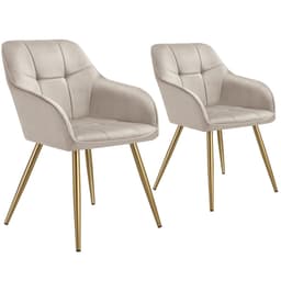 Stol Marilyn, velour, quiltet