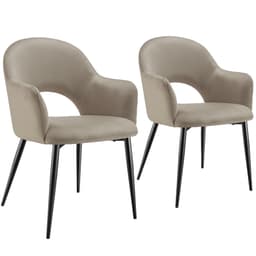 Stol Sachel, velour, polstret, 120 kg