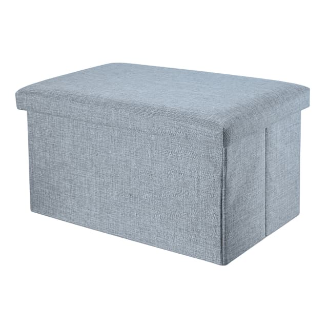 Klapbænk 49x30x30 cm Skammel Taburet (grå)