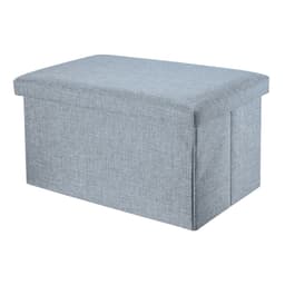 Klapbænk 49x30x30 cm Skammel Taburet (grå)