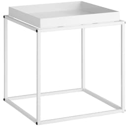 tectake Sidebord Cambridge 40 x 40 x 44 cm Hvid