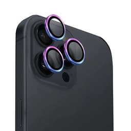 UNIQ iPhone 16 Pro/16 Pro Max Kameralinsskydd Härdat Glas Optix - Iriserande